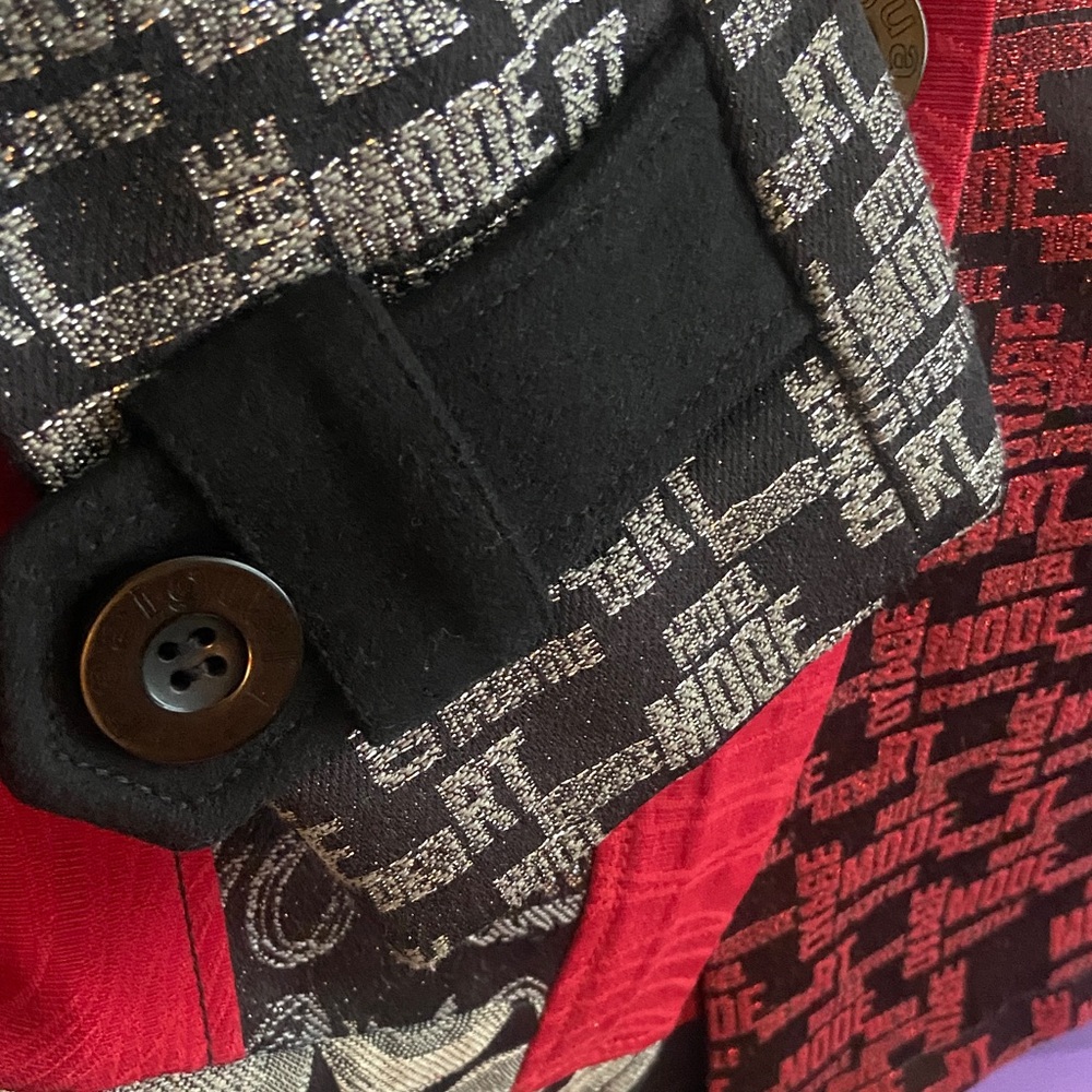 Desigual Multicolor Patchwork Jacket - Red, Black… - image 5